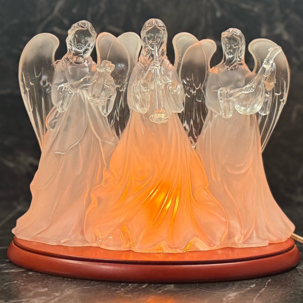 ROMAN, INC. Light Up Angels Playing Musical Instruments